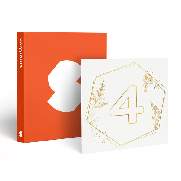SMARTBOX - Coffret Cadeau Noces de cire : joyeux 4e anniversaire de mariage ! - Multi-thèmes