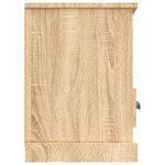 vidaXL Meuble TV chêne sonoma 100x35x50 cm bois d'ingénierie
