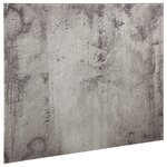 Tableau magnétique panneau écriture école maison bureau mural verre 50 x 50 cm gris 02_0045505