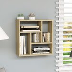 vidaXL Étagère murale Chêne sonoma 45 1x16x45 1 cm Bois d’ingénierie