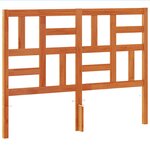 vidaXL Tête de lit cire marron 160 cm bois massif de pin