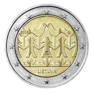 2 euros commémorative Lituanie 2018 - Fête de la Chanson.