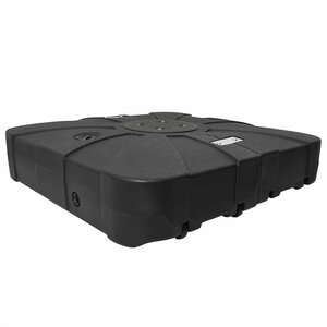 vidaXL Base de parasol à bras déporté Noir 86 x 86 x 19 cm