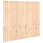 vidaXL Tête de lit murale 127 5x3x110 cm Bois massif de pin