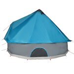 vidaXL Tente familiale tipi 12 personnes bleu imperméable