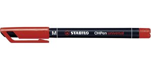 stylo-feutre OHPen Permanent Pointe Moyenne 1 mm Rouge STABILO
