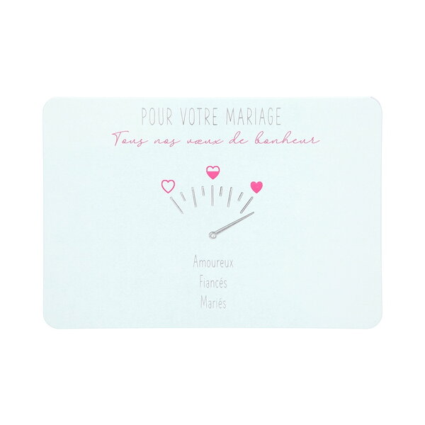 Carte de voeux - mariage - amoureux fiancés mariés