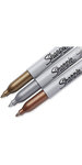 SHARPIE 3 Marqueurs Metallic  Or Argent Bronze  sous Blister