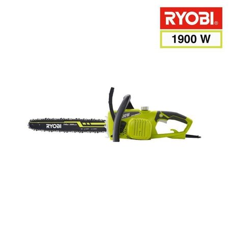 RYOBI Tronçonneuse 1900 W - 35 cm + 2 chaînes - RCS1935B2C