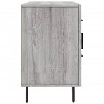 vidaXL Buffet sonoma gris 100x36x60 cm bois d'ingénierie