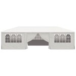vidaXL Tente de réception avec parois latérales 4x9 m Blanc 90 g/m²