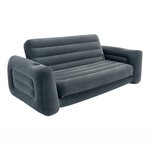 Intex Chaise coulissante 203x231x66 cm Gris foncé