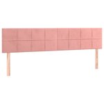 vidaXL Sommier à lattes de lit avec matelas et LED Rose 200x200 cm