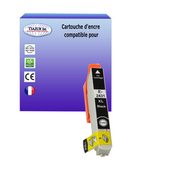 Cartouche Compatible pour Epson T2431 / T2421 Noire - T3AZUR