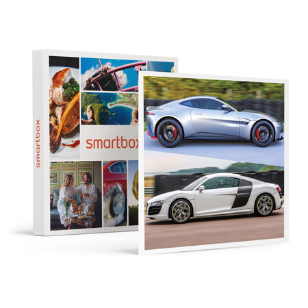 SMARTBOX - Coffret Cadeau Stage de pilotage multivolant : 2 tours en Aston Martin Vantage et 2 tours en Audi R8 sur le circuit de Saint-Laurent-de-Mure -  Sport & Aventure