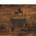 vidaXL Buffet haut Chêne fumé 69 5x34x180 cm Bois d'ingénierie