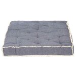 vidaXL Coussin de canapé palette Bleu 120x80x10 cm