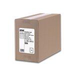 250 pochettes - c4 - 229x324mm - papier kraft brun - 90g - auto-adhésives - gpv