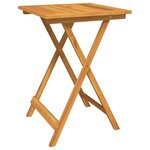 Ensemble bistro de jardin 3 pièces en bois massif d'acacia vidaXL