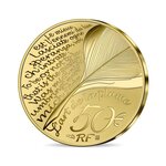 Pièce de monnaie 50 euro France 2022 or BE – William Shakespeare