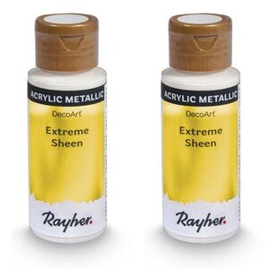 Peinture acrylique métal 118 ml - doré