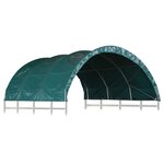 vidaXL Tente pour bétail PVC 3 7x3 7 m Vert