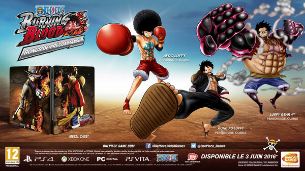 Bandaï one piece burning blood xbox1