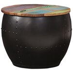 vidaXL Table basse 53x43 cm Bois de récupération massif
