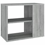 vidaXL Armoire latérale Sonoma gris 60x30x50 cm Bois d'ingénierie