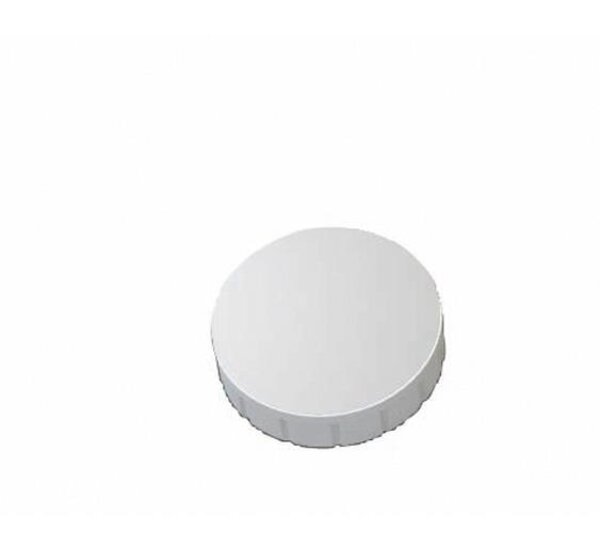 Boite de 10 Aimants MAULsolid Ø 24 mm Puiss. 0,6 kg Blanc MAUL