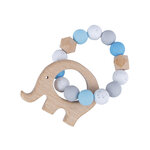 Kit: Anneau Eléphant  bleu clair  17 pces  Boite
