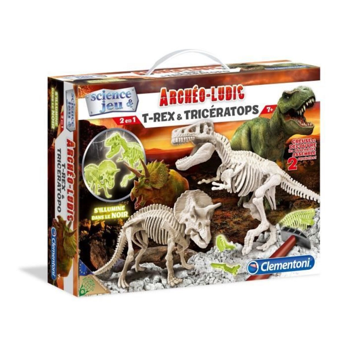 Archéo Ludic - T-Rex et Tricératops (222030) 