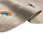 Tapis enfant RAINBOW 80 x 150 cm - Gris