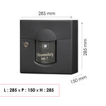 Boîte aux lettres Soléa compact  Gris anthracite REN 0206MS