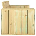 vidaXL Banc de jardin 139 cm bois de pin imprégné