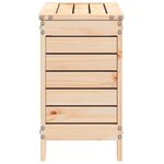 vidaXL Repose-pied de jardin 62x31 5x52 cm bois de pin massif