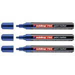 Marqueur Peinture 790 Bleu Pointe Moyenne 2-3 mm x 3 EDDING