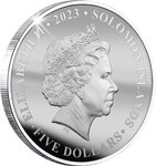 Pièce de monnaie en Argent 5 Dollars g 31.1 (1 oz) Millésime 2023 Disney 100 Years of Wonder SNOW WHITE