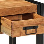 Table d'appoint vidaXL 40x40x50 cm en bois d'acacia