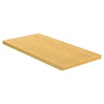 vidaXL Dessus de table 50x100x2 5 cm bambou
