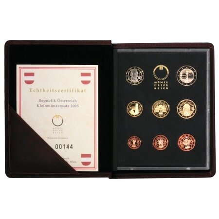 Coffret série euro BE Autriche 2005