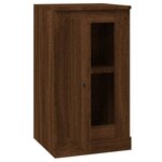 vidaXL Buffets 2 Pièces chêne marron 37 5x35 5x67 5 cm bois d'ingénierie