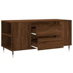 vidaXL Table basse chêne marron 102x44 5x50 cm bois d'ingénierie