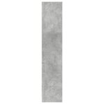 vidaXL Bibliothèque gris béton 57x28 5x107 5 cm bois d'ingénierie