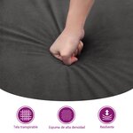 vidaXL Banc Bleu 100x35x41 cm Velours