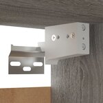 vidaXL Meubles TV muraux 8 Pièces Sonoma gris 30 5x30x30 cm
