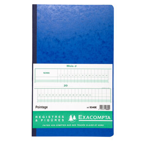 PIQ. 40/24 POINTAGE 80p. EXACOMPTA