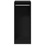 vidaXL Garde-robe noir 48x41x102 cm bois d'ingénierie