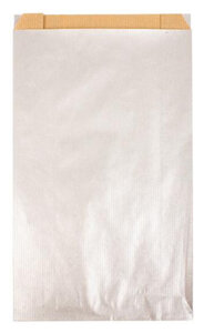 250 Pochettes 11X21 + 5Cm Kraft Argent