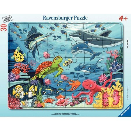 Puzzle en carton 30 pièces "Au fond de la mer"